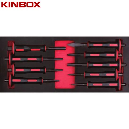 Kinbox Professional Hand Tool Set Item TF01m136 Chisel & Punch Set - Image 1