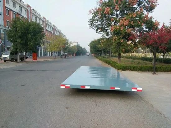 European Type Single Axle Plant Trailers Flat Top Trailer ATV Galvanized Plate Trailer - Image 3
