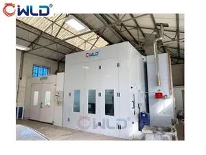 Wld Car Paint Booth with Builtl-in Ramp Auto Spray Booth with Inside Ramp Painting Booth with Ramp in Inside Painting Cabin Painting Room/ Cabin/Oven CE - Image 4