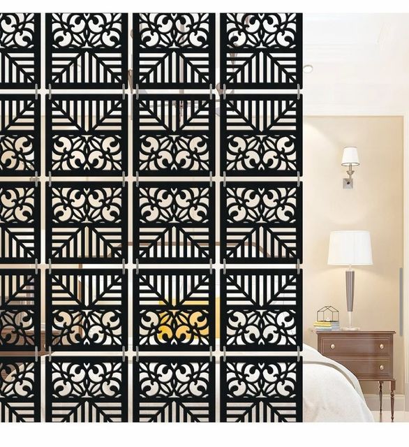 Designer Room Dividers Opacity Full Solid No. Of Panels 1 Panel Partition Type Foldable Material Engineered Wood Suitable For Home, Hotel, Restaurant, School, Hospital, Showroom, - Image 1