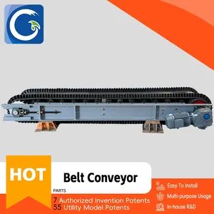Conveyor System Machine Industrial Modular Flat Inclined Belt Conveyor - Image 5