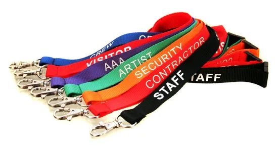 Custom Silk Screen Printed Lanyard Width 16mm Pattern Logo Origin China Name Lanyard HS Code 5806 Style Fashion Color - Image 1