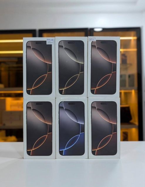 New Apple iphone 16 pro max factory unlocked smart phone authentic original sealed in box with warranty buy 2 get 1 free - Image 2
