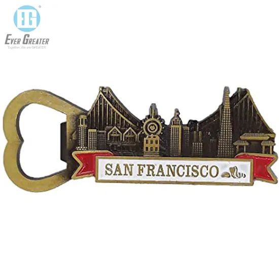 Custom Metal Refrigerator Magnet Bottle Opener Origin China Style Ancient Color Customized Shape Customized Quality High Class - Image 1