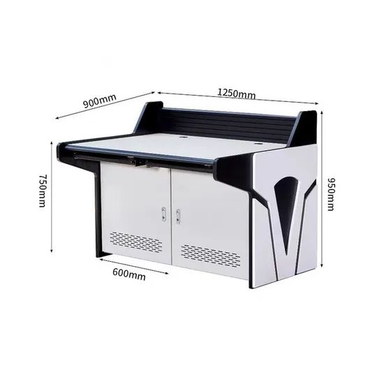 Galvanization Finishing Adjustable Height Steel School Room Control Console - Image 3