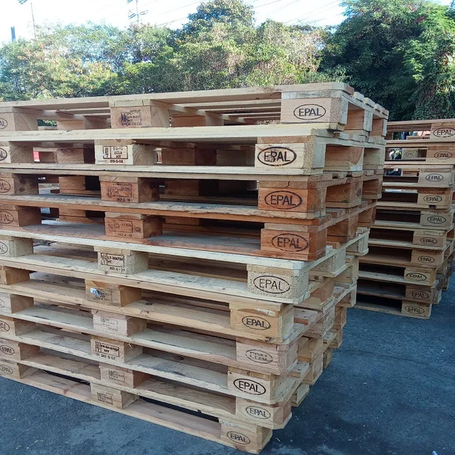 Wood Pallet for Sale Cheap Price New Pine 1200x800 Epal Woods Euro Standard Wooden Pallet Wholesale Factory Direct Supply - Image 2