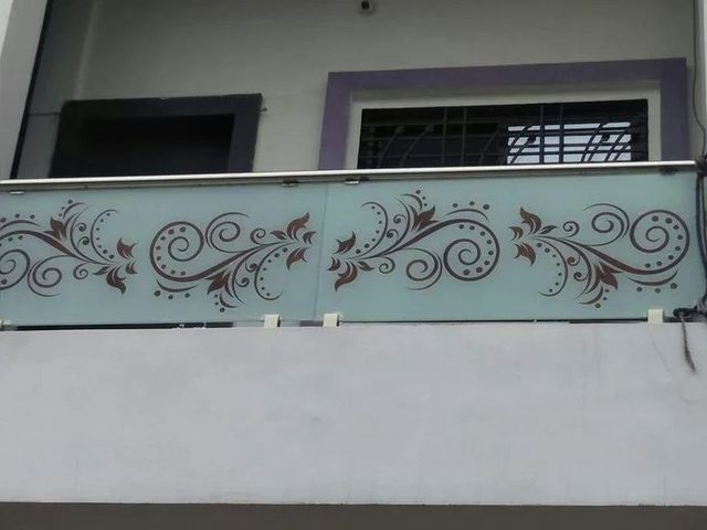 Balcony Glass Railing Design Panel Material Glass Position Balcony View Unobstructed Appearance Transparent Function Barrier - Image 1