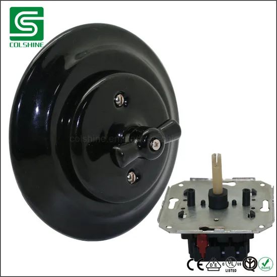 Retro Ceramic Wall Switch Flush Mounted Electric Switch OEM Welcome MOQ 1000 PCS Origin China Market Europe Brand - Image 4