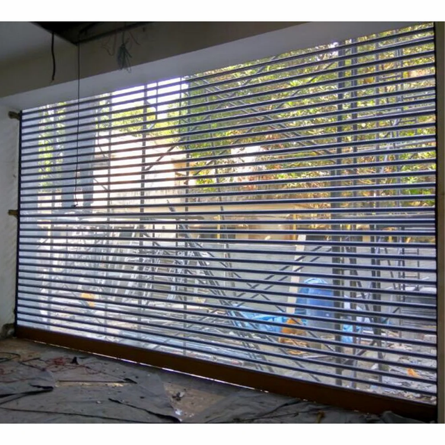 Automatic Perforated Rolling Shutter Material Aluminium Shutter Type Aluminium Control Components Push Button Country of Origin Made in - Image 1