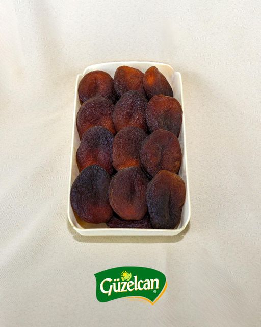 Natural Dried Apricots 200-gram wooden tray - Image 2