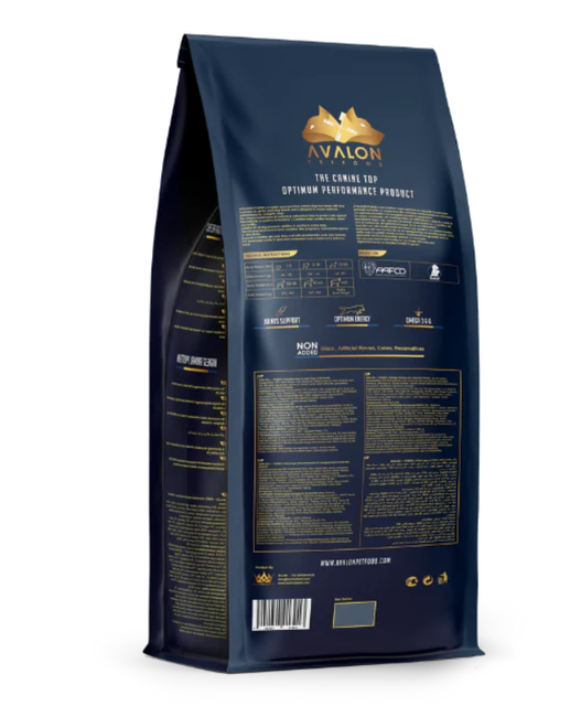 Avalon+ Power - Dry Dog Food Weight (kg) 20 kg Brand Name Avalon Petfood Packaging Details Sealed - Image 2