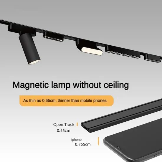 Magnetic Track Light Recessed Track Linear Light LED Ceiling Spotlights Indoor LED Track Lighting - Image 1