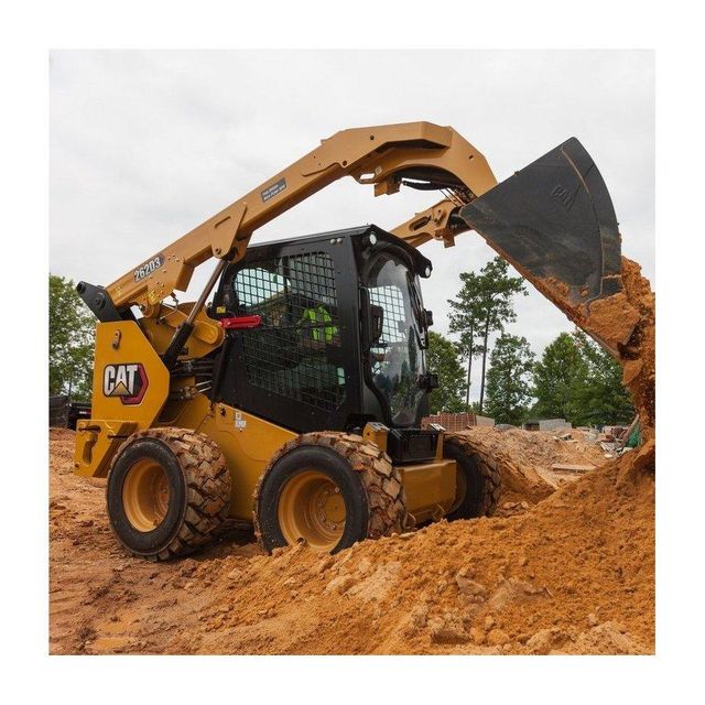 CAT 299D3 compact track skid steer loader for professional construction use powerful machine with high efficiency strong performance and durability on rough terrain - Image 3