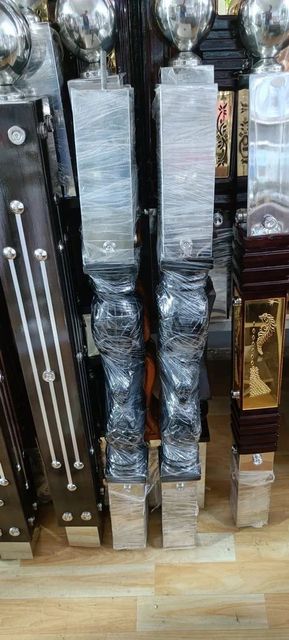 Wooden Railing Pillars Size 3 INCH Material Wood Color ALL COLOUR Finishing POLISHED Period 21ST CENTURY Shape ROUND AND - Image 3