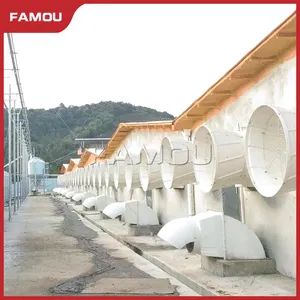 High Efficiency FRP Ventilation Fan for Pig Farming Solutions - Image 4