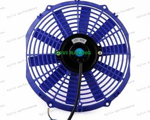 14inch 14inch Blue GV-F03 Tube-fin 82W 24V 2.5inch 9A Universal Car Radiator Fan - Image 5