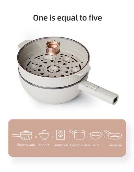Multifunction Electric Cooking Pot Electric Pot Cooking Multifunctional Multipurpose Electric Cooking Pot Non Stick Electric Cooking Pot Wholesale Price - Image 5