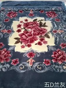 Multiple Colors Raschel Blanket Winter Soft Luxury Blankets Usage Home Origin China Season Winter Pattern Flower Type Polyester - Image 2