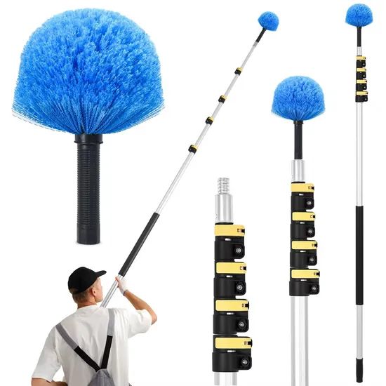 Telescopic COB Web Cleaning Duster Style Pole Weight 1 Kg Origin China Trademark OEM Color Unicolor Feature Stocked Model NO. XM-T03 - Image 4