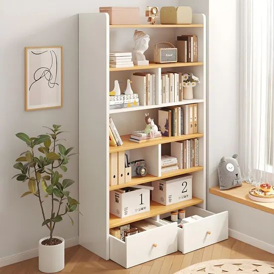 Modern Adjustable Bookcase Shelves for Stylish Home Office Storage - Image 5