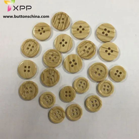 Imitation Wood Button for Shirt - Image 1