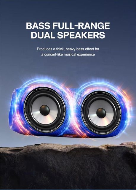 TG117 High Quality Portable Wireless BT Speaker Outdoor Sports Mini Waterproof Subwoofer 10W Supports TF Card FM USB Rad - Image 3