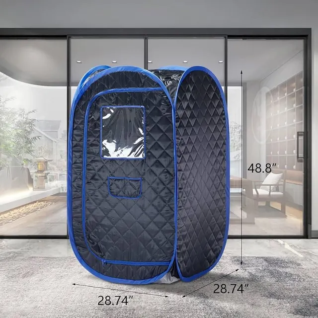 Large Size Steam Sauna Dome Portable Personal Home Spa Canopy Full Body Care 3L Capacity Waterproof Foldable Unit – product photo 4, product detail gallery