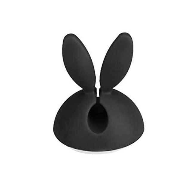 Cute Rabbit Ears Cable Drop Clips Weight 5 g Set Of 4 Pcs Design Rabbit Thickness 3 mm Material Rabber Texture Soft Yet - Image 2