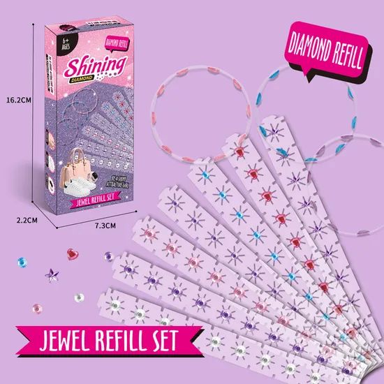Girls Toy Shiny Magic Nail Rig Hair Patch Rig DIY Hair Tools - Image 6