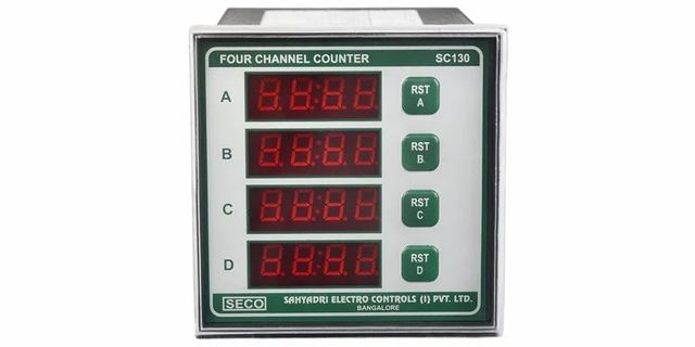 Sahyadri Digital Counters Brand Seco Display Type Digital Power Source Electric Model Name/Number SC130 No Of Channels 4 / 8 - Image 1