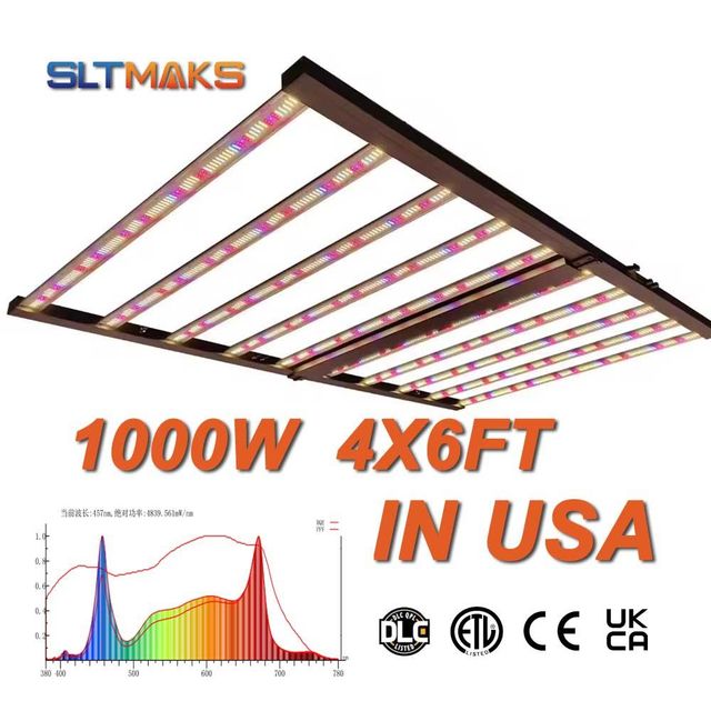 SLTMAKS 4x6Ft 1000W Led Grow Lights with Samsung Leds and Sosen Driver, PPE 2.9 μmol/J - Image 1