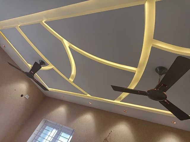 Designer Gypsum False Ceiling Services With Material Material Gypsum Model Customized Ceiling Type Gypsum Design Type - Image 4