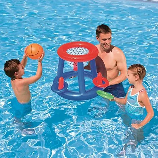 Hot Selling PVC Inflatable Water Toys Basketball Rack - Image 1