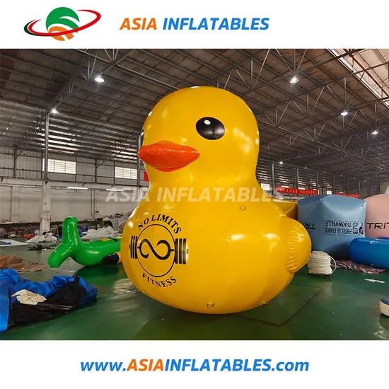 Custom Rubber Inflatable Yellow Duck Animal Character, Inflatable Cartoon Mascot Advertising - Image 2