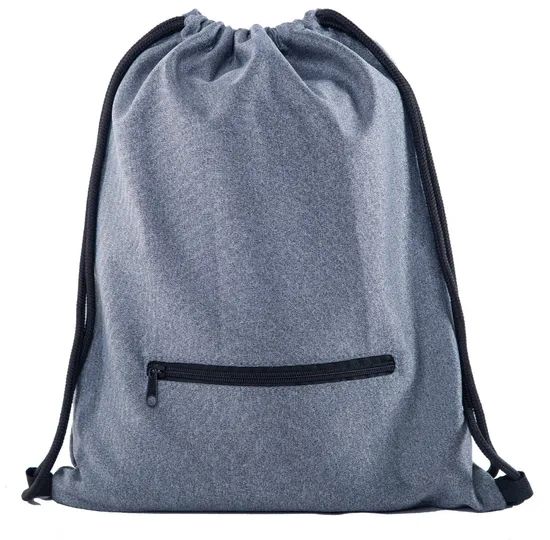 Drawstring Backpack Promotional Holly 210d Polyester Custom Logo Drawstring Bag - Image 3