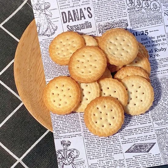 Fresh Milk Sea Salt Star Cookies Biscuits Breakfast 0% Water Shape Star Origin China Flavor Sea Salt Feature Low-fat HS Code 1905310000 - Image 3