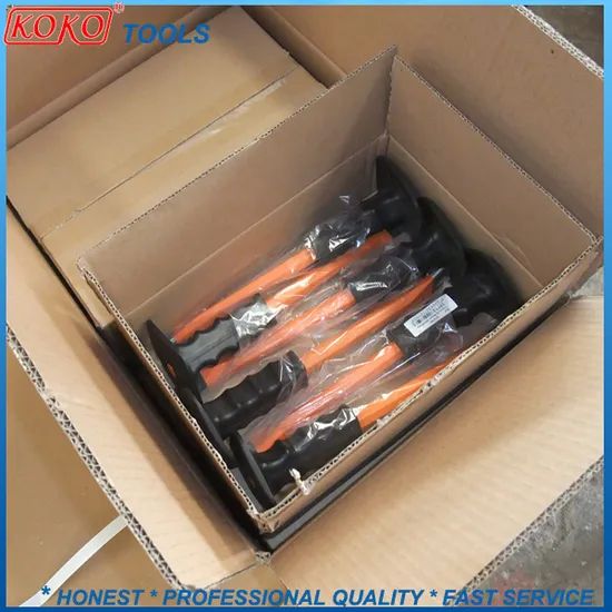 2PCS Carbon Steel Hexagonal Painting Blue Handle Cold Chisels Set - Image 6