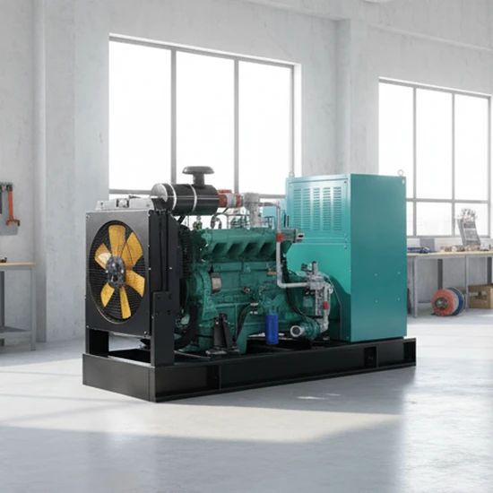 Open Type New Power Biogas Generator Set Generator Set with 600kw 660kw Engine for Commercial Project - Image 1