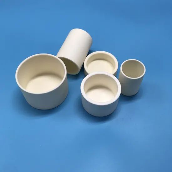 Laboratory Use Cylindrical Magnesia Melting Bowl Metal Ceramic Crucible - Image 6