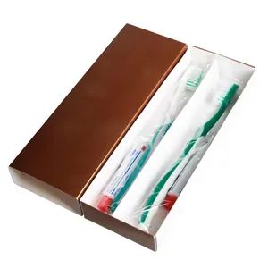 Travel Toothbrush with Mini Toothpaste and Hotel Slipper Set Origin China Quantity 5000 Factory OEM/ODM Model NO. BY200 Trademark - Image 2