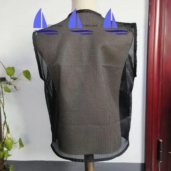 a Black Mesh Fishing Vest - Image 2
