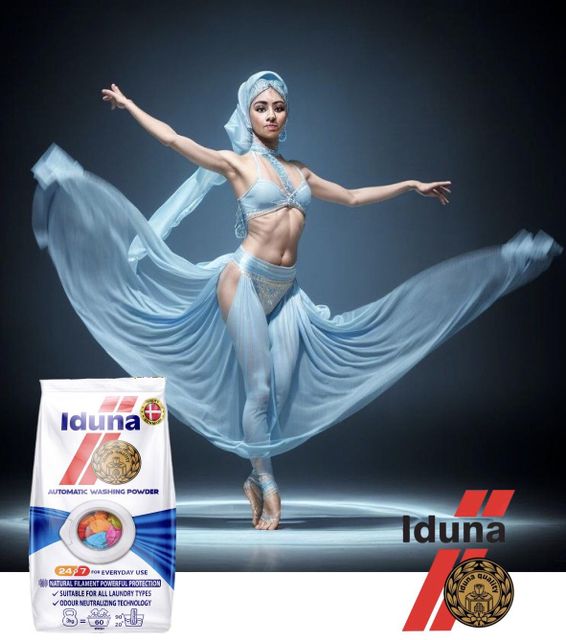 Iduna Brand Name Iduna. Packaging 0.5 - 20 kg Texture High Foam Powder Certifications Iso 14001, Iso 9002 Environmental Focus Safe Raw Materials, Nontoxic Chemicals, Reduced Water Pollution - Image 2