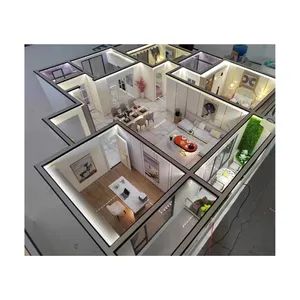 Professional Custom Modern Residential Interior Space Miniature Scale Model - Image 2