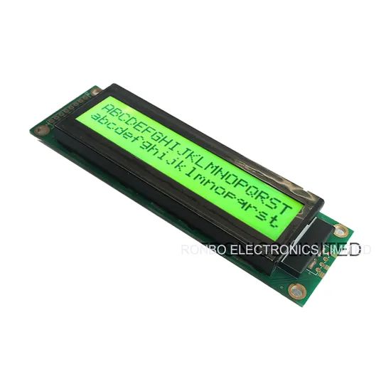 RB2002A 20x2 Character LCD COB Monochrome TN+FILM 30ms 1Y Type Character Trademark Ronbo Model NO. RB2002A HS Code 901383010 - Image 2