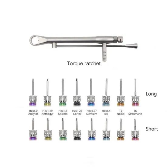 Dental Implant Screwdriver Universal Restoration Tools Kit Torque Ratchet - Image 3