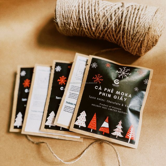 Arabica Moka Coffee Paper Filter Premium Coffee Handcrafted in Small Batch No Additive 5 Packs per set Holiday Limited Edition - Image 5