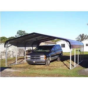 SC134 OEM Steel Structure Building Outdoor 2 Car Shed Garages For Parking - Image 5