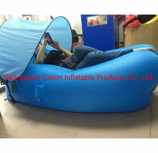 Waterproof Nylon Inflatable Air Lounger Air Bean Bag MOQ 5PCS Age Adult Weight <2 kg Origin China Condition New Sean 3 Seasons - Image 1