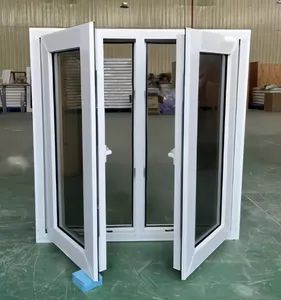 Black French Windows Aluminum Alloy Outdoor Interior Protective Metal Doors and Windows - Image 6