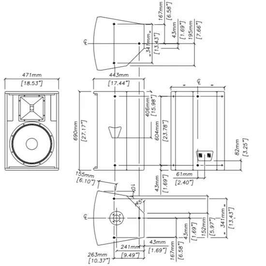Speaker System15-Inch F15+ Series High-Performance, Multi-Functional Professional Audio High-End Powerful - Image 5